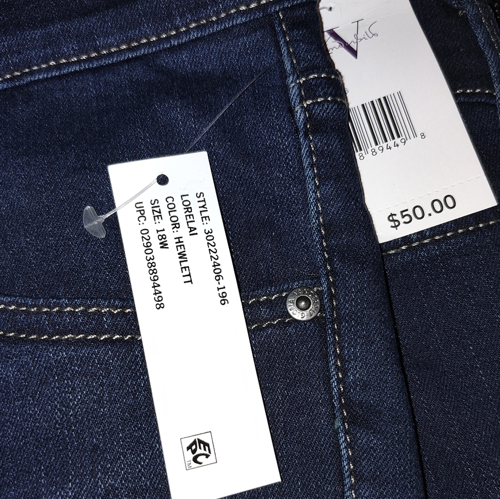 Dark Blue Denim Shorts - Picture 2 of 4